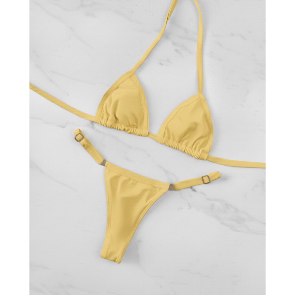 Biquini Marquinha Fio Dental Conjunto Cortininha Moda Praia Verão em Oferta na Shopee