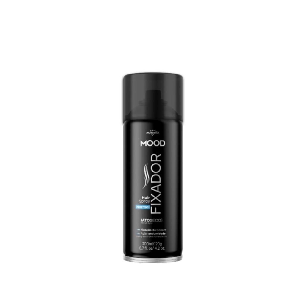 Spray Fixador Para Cabelo Mood 200ml e 400ml - Normal - Forte - Extra Forte - Laquê Brilho — imagem 2 de 2