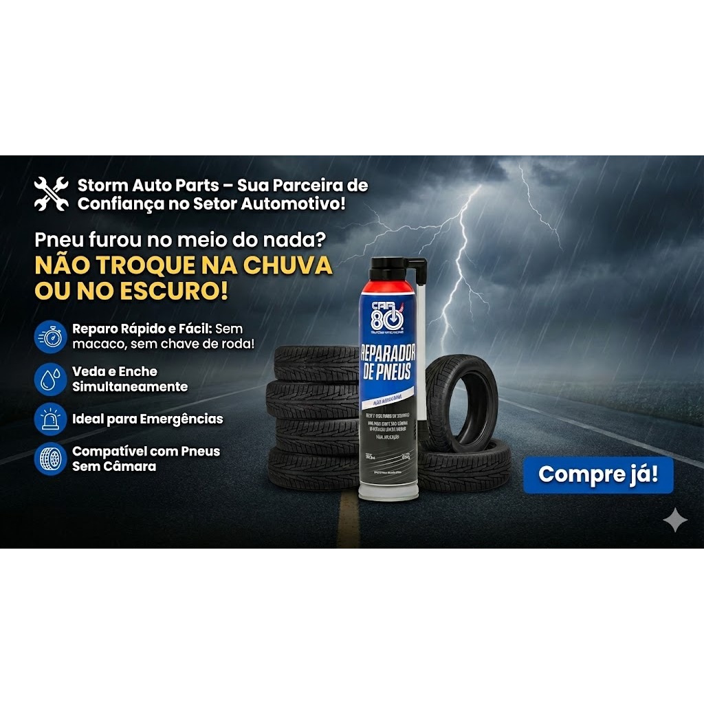 Reparador de Pneu Spray Car 80 Original - Selante Inflador Emergência Pneu Furado Rápido em Oferta na Shopee