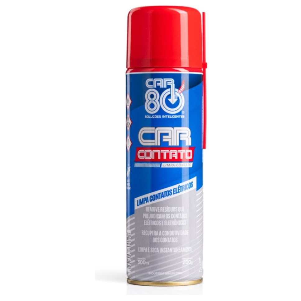 Limpa Contato Elétrico Eletrônico Car 80 Spray 300ml Original - Secagem Rápida Não Residuoso em Oferta na Shopee