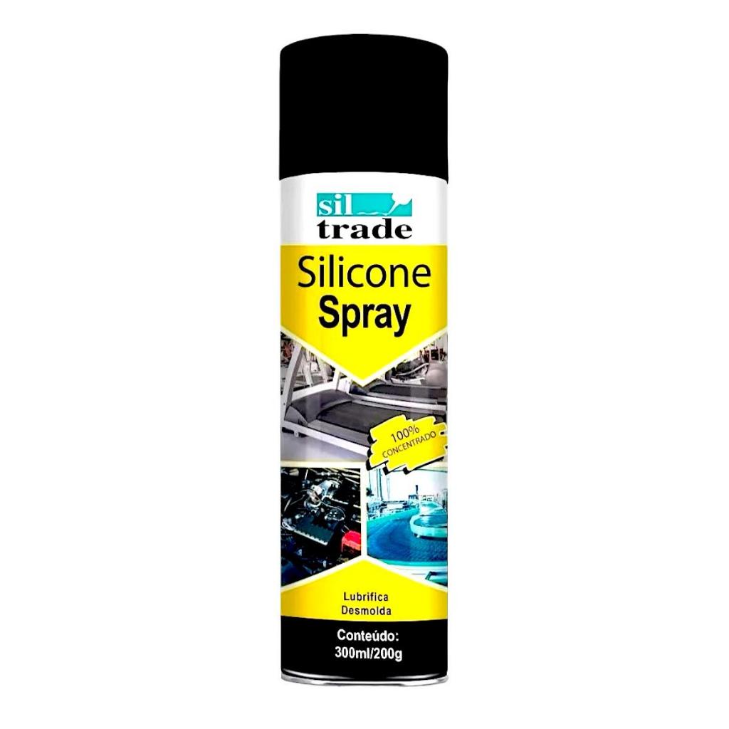 Silicone Puro Em Spray Siltrade Lubrifica Desmolda Multiuso em Oferta na Shopee
