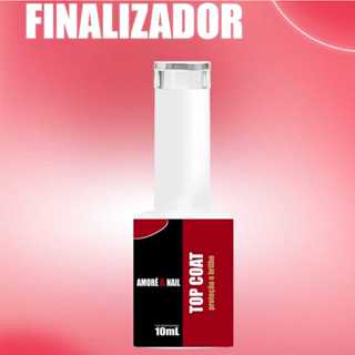 Top Coat Selante Alto Brilho Para Unhas De Gel Salão AMORÉ & NAIL 10ml Lançamento em Oferta na Shopee