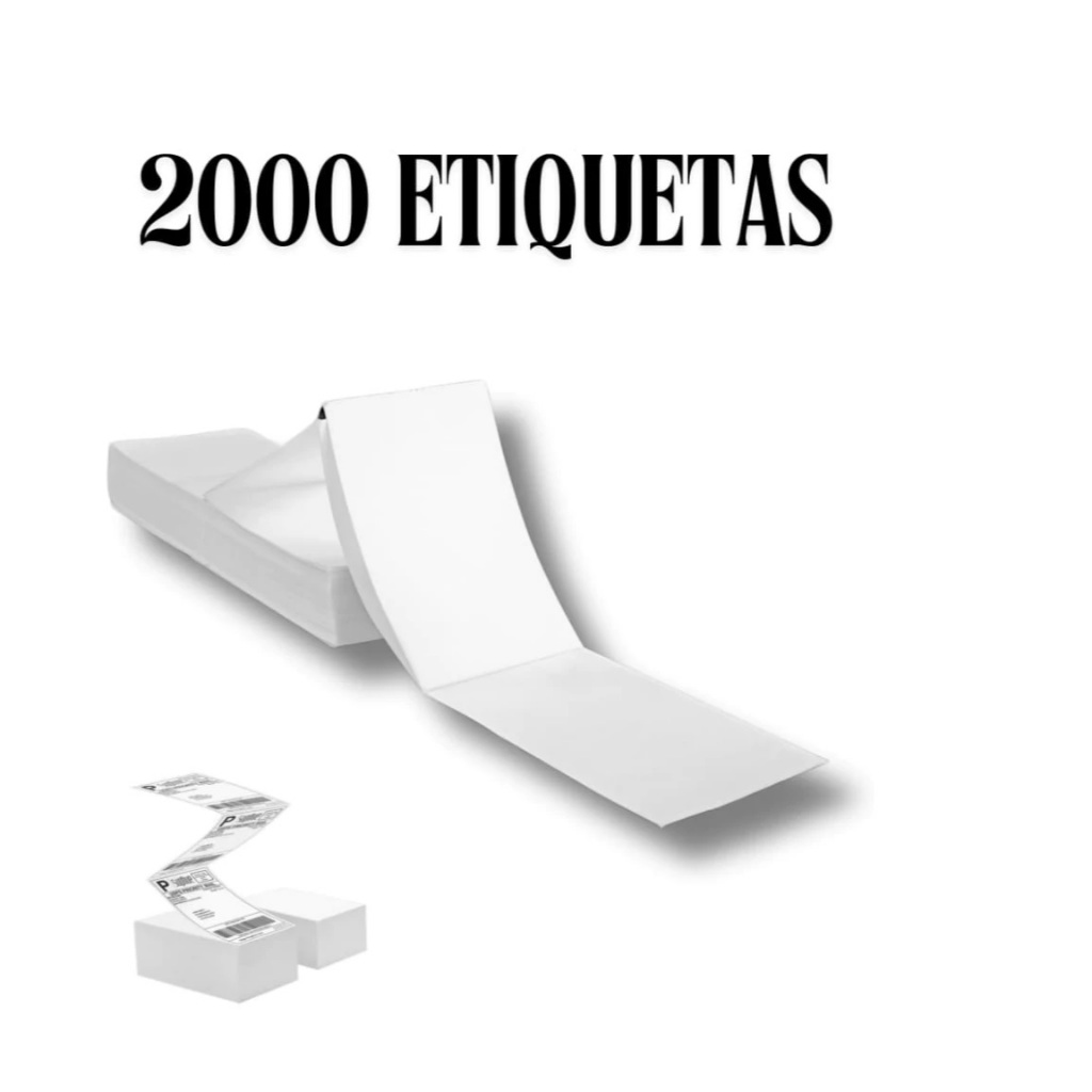 2000 Etiqueta Térmica Papel Adesivo 10x15CM Papel Térmico e Papel de impressao em Oferta na Shopee