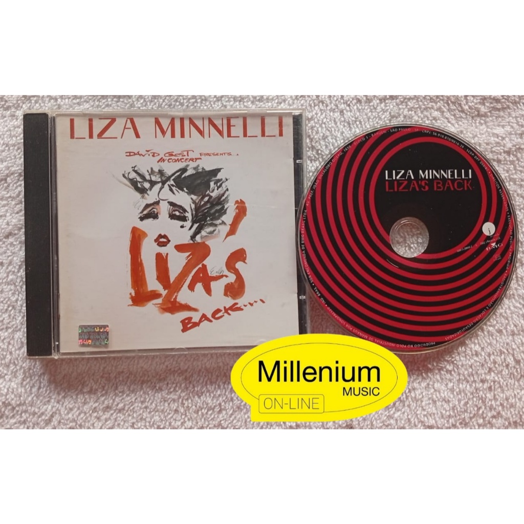CD Liza Minnelli  Liza's Back 2002 Original Gravadora Colecionador Ótimo Estado