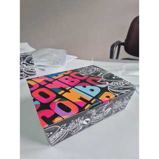 Caixa Combo Hambúrguer e Batata Frita Delivery Embalagem de Papel Triplex 250 gr – Kit 100 ou 200 Unidades Combo G em Oferta na Shopee