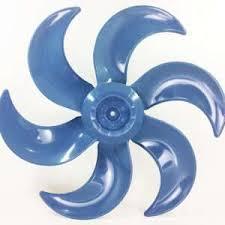 Hélice para Ventilador Mondial AZUL 6 Pás 30cm Encaixe Meia Lua D