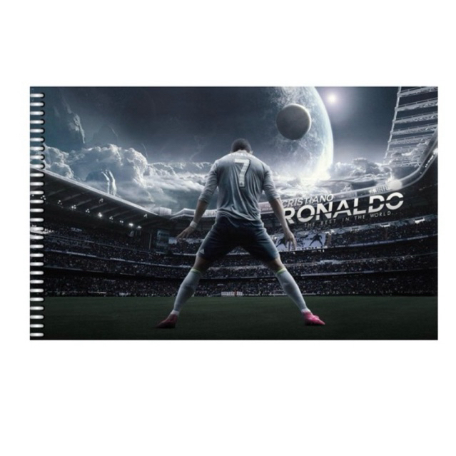 Caderno de Desenho  CR7 48 folhas/ Cristiano Ronaldo