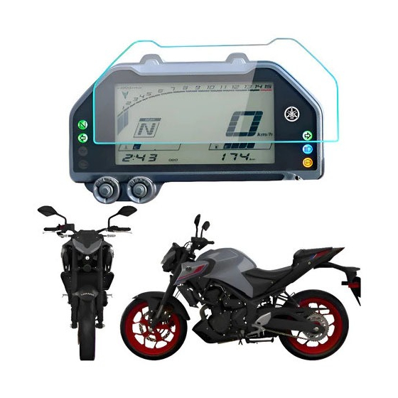 Película Protetora do Painel da Mt 03 Mt03 2020 2025 2026 em Diante Premium em Oferta na Shopee