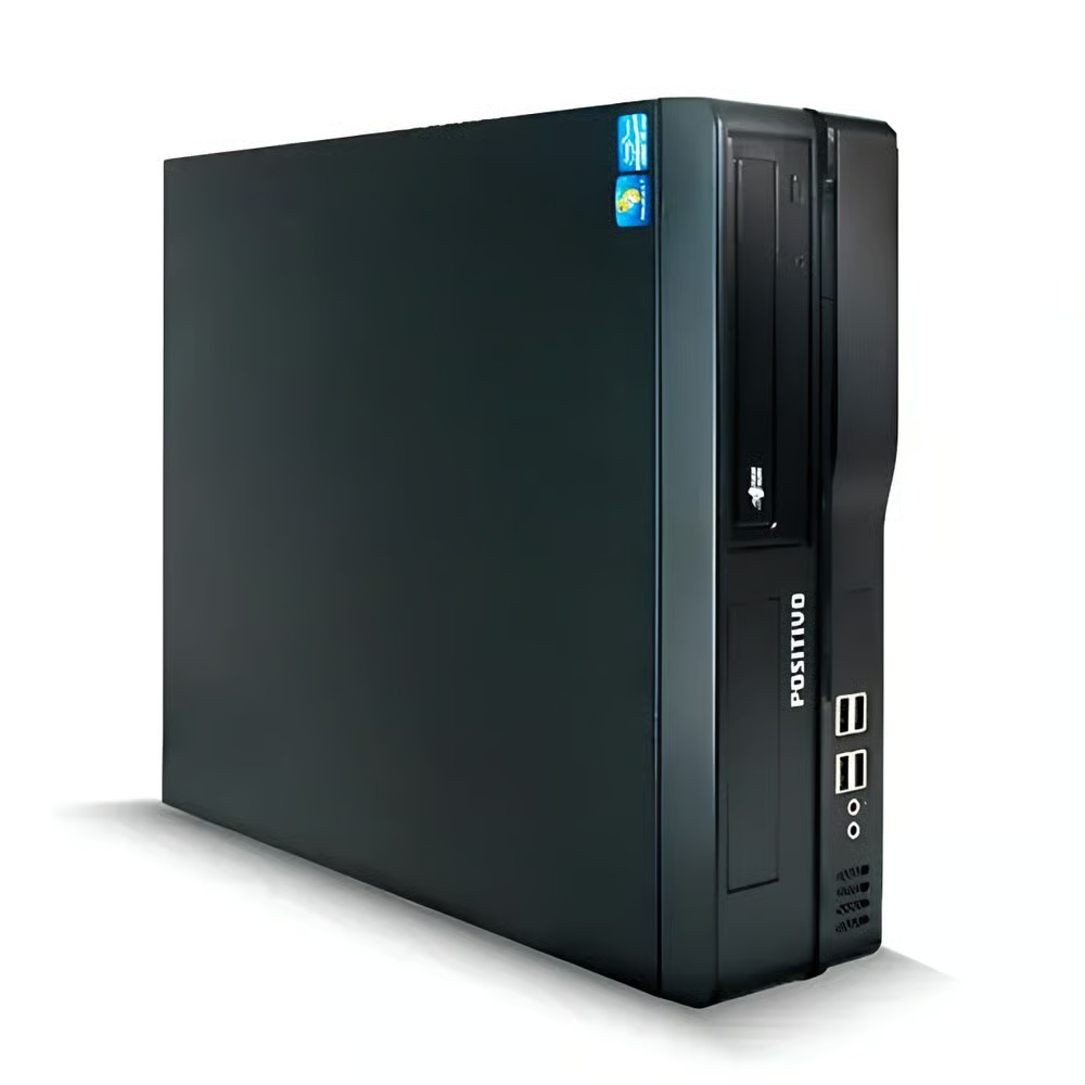 CPU Slim Positivo Intel i3-3240 3.4GHz | 2 Núcleos 4 Threads | Gráficos HD Integrados | 8GB RAM | SSD 120GB | Windows 10