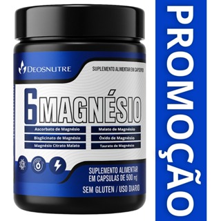 6 Magnésio Ascorbato Bisglicinato Citrato Malato Óxido Taurato - ENVIO IMEDIATO em Oferta na Shopee