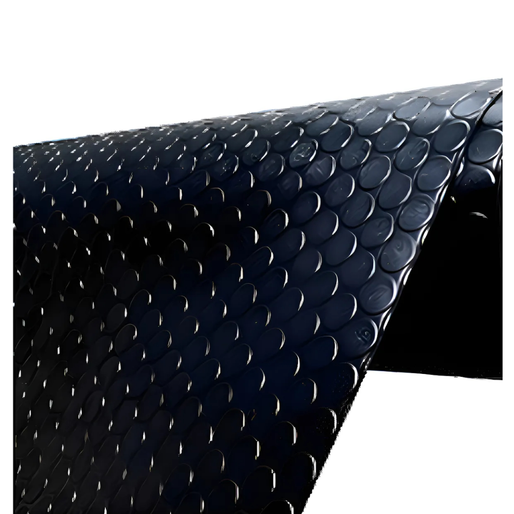 Piso Emborrachado Moeda 4m x1m 3mm Antiderrapante e Absorvedor de Impacto
