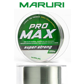 Linha Maruri Pro Max Monofilamento Super Strong - 300 metros - Vários Tamanhos em Oferta na Shopee