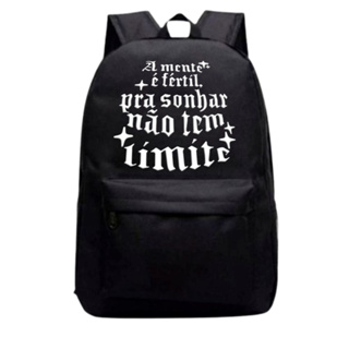 Mochila Frase Volta Ás Aulas Escolar Unissex Mc Kevin Faculdade Dia dia Resistente Nylon Resistente em Oferta na Shopee