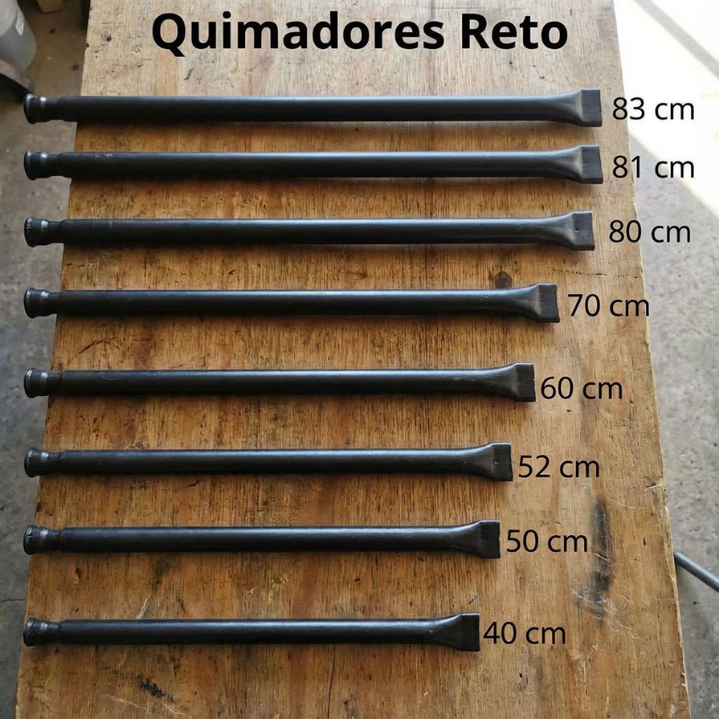 Queimadores Reto Flauta forno de lastro guilhotina churrasqueiras diversas medidas