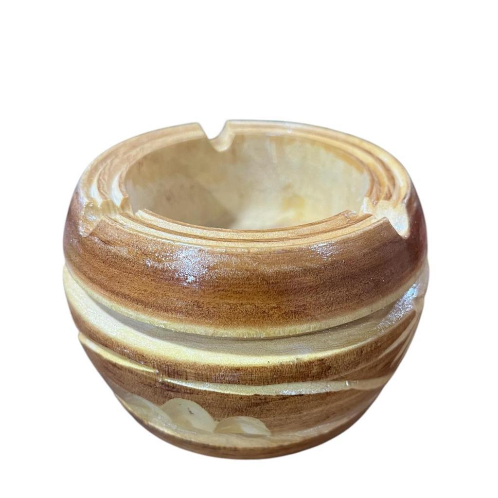 Cinzeiro de madeira artesanal em Oferta na Shopee