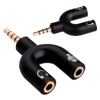 Adaptador Splitter Knup P3 para Headset Fone Microfone P2 Xbox PS4 em Oferta na Shopee