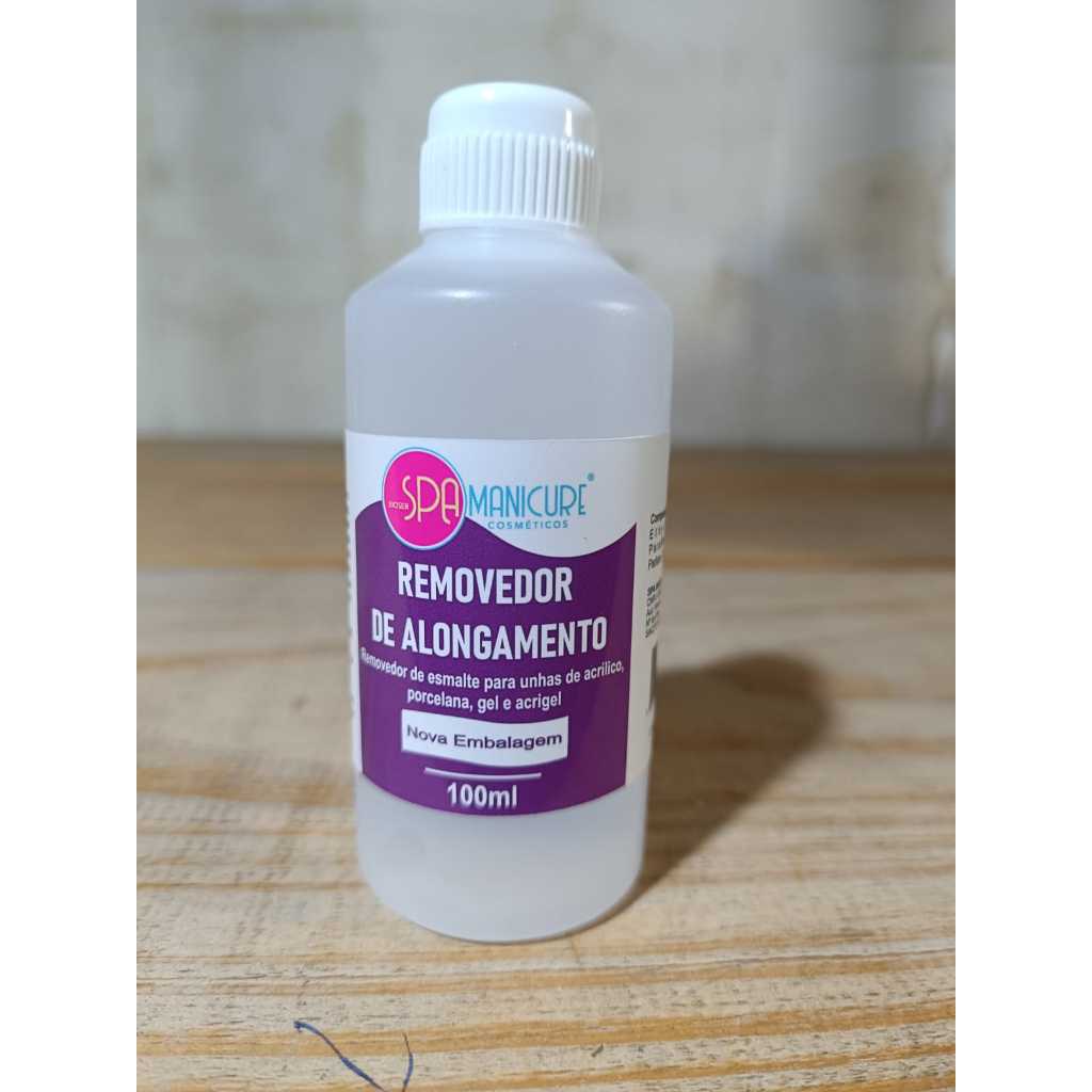 Removedor de Alongamento em Gel Unhas de Acrílico Porcelana 100ml em Oferta na Shopee