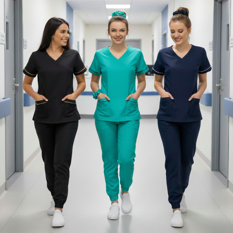 Conjunto Pijama Cirurgico Scrub OXFORD Saúde Médico Enfermagem Estética em Oferta na Shopee