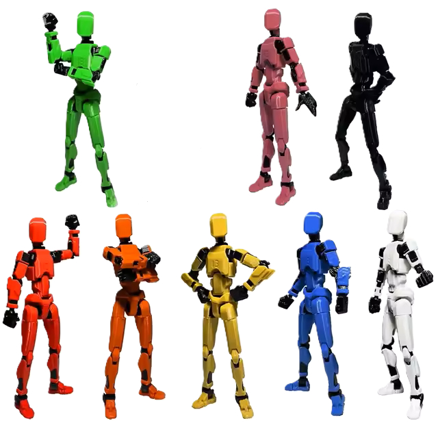 Dummy 13 Kit Montagem Boneco de Montar Articulado Com Brinde Acessorios 4 Pares Maos e Kit Armas