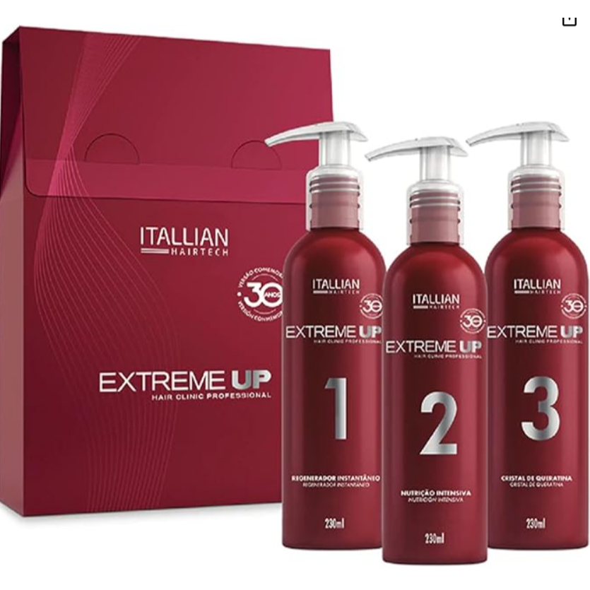 SOS. DOUTOR . CABELOS SAUDAVEIS BRILHO E REGENERAÇÃO INSTANTANEA EXTREME UP ITALLIAN HAIR TECH
