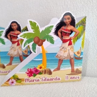 kit centro de mesa,porta guardanapo Moana personalizados festa infantil lembrancinhas diversos temas em Oferta na Shopee