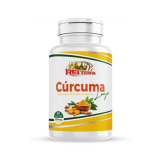 Cúrcuma Longa Pura 500mg 60cps cada frasco açafrão da terra curcumina em Oferta na Shopee