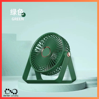 Ventilador De Mesa 5 Velocidades Forte Silencioso Portátil LED USB 360° em Oferta na Shopee