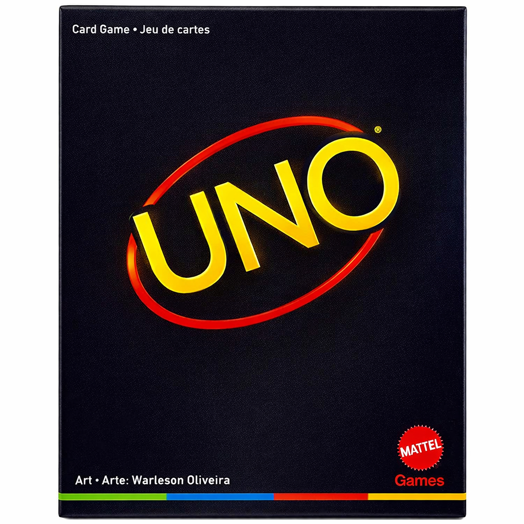 UNO Preto Minimalista Design Exclusivo Edição Limitada 112 Cartas Clássico - Genérico Mattel em Oferta na Shopee