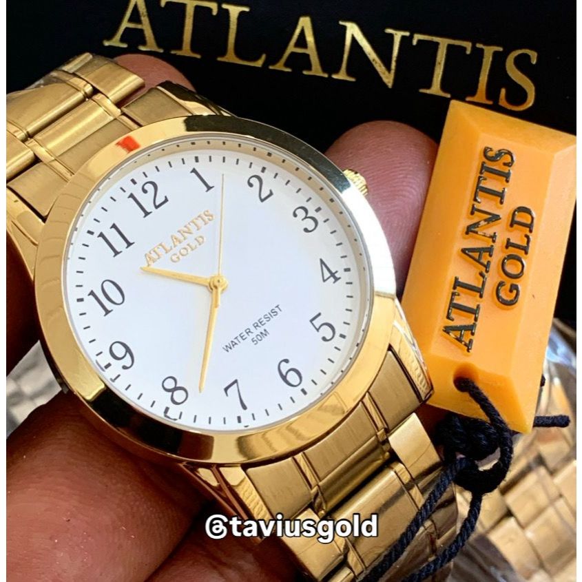 Atlantis Gold Relógio Feminino Modelos Exclusivos + Caixinna preta