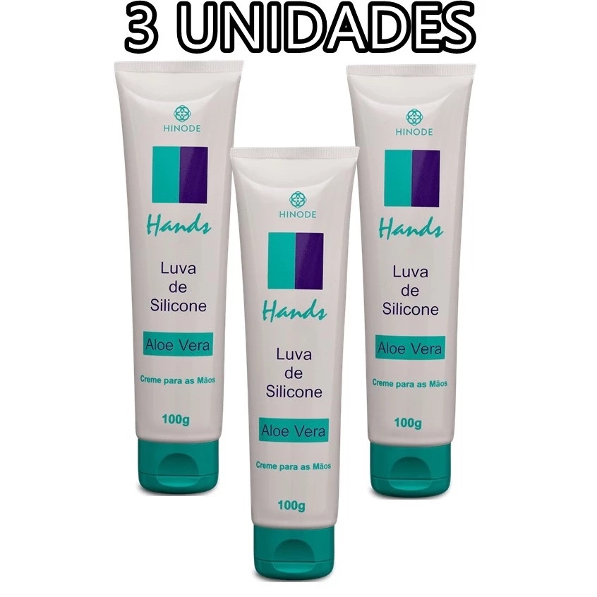 Luva Silicone 100g 3 UNIDADES Creme Para Mãos Original Oferta Especial em Oferta na Shopee