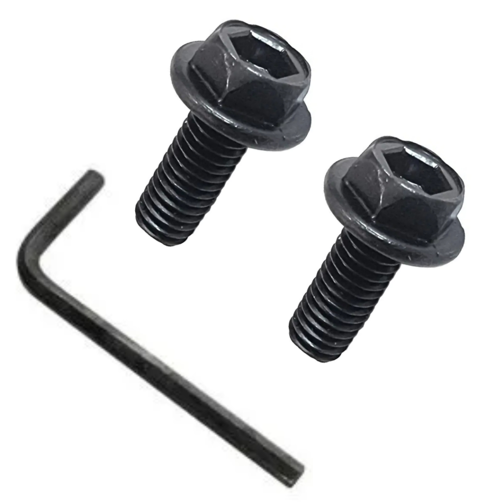 Parafuso para Disco Serra Mármore Compativel com Bosch Makita Rosca Esquerda + Chave