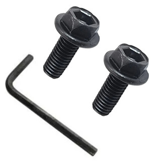 Parafuso para Disco Serra Mármore Compativel com Bosch Makita Rosca Esquerda + Chave