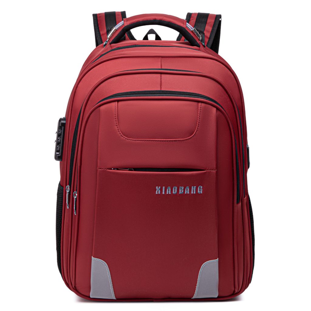 Mochila Moderna Cadeado Antifurto Usb/fone Impermeável Laptop Grande Reforçada