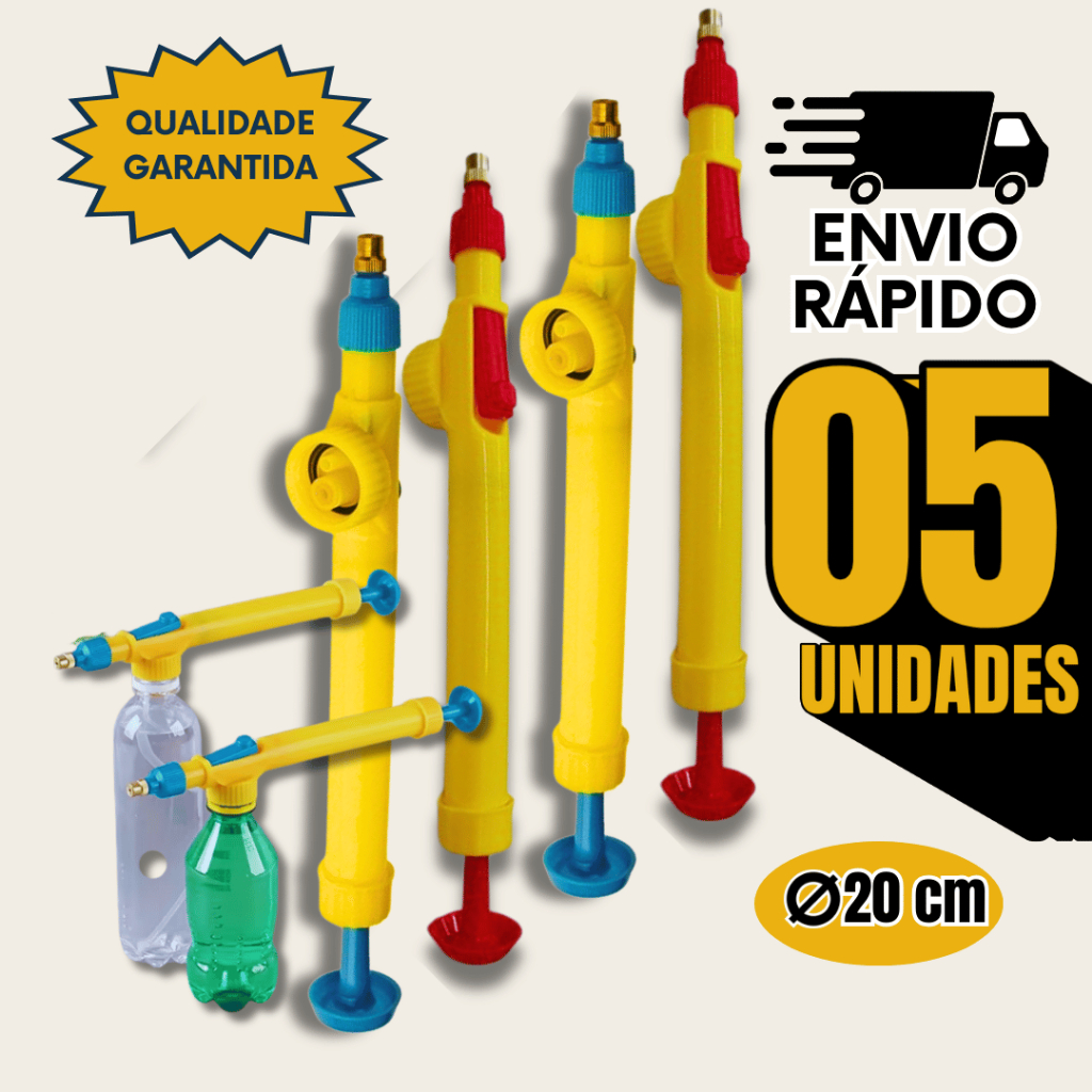 Pulverizador Manual Para Garrafa Pet 29m Premium Utilidades Qualidade Garantida Durabilidade