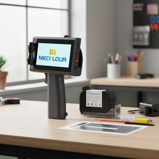 Datadora Impressora Inkjet Manual Portátil Inclui cartucho de tinta, unidade USB, caneta stylus e solução de limpeza