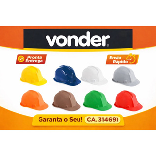 Capacete De Segurança Obra Proteção Trabalho Epi com Certificado de Aprovação em Oferta na Shopee