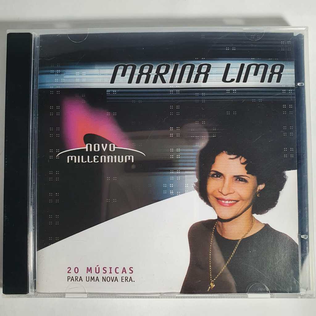 CD Marina Lima – Novo Millennium – Pop / MPB – Original – Colecionador - Música Brasileira - Música