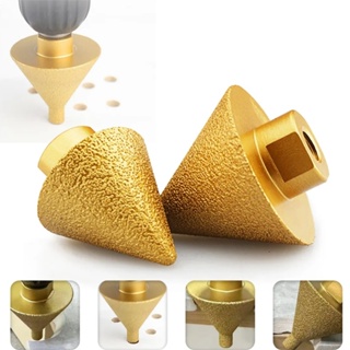 2 Peças Broca De Chanfro De Diamante 38MM 50MM M14 Ferramenta Rosca Para Moagem De Azulejos E Pedras em Oferta na Shopee