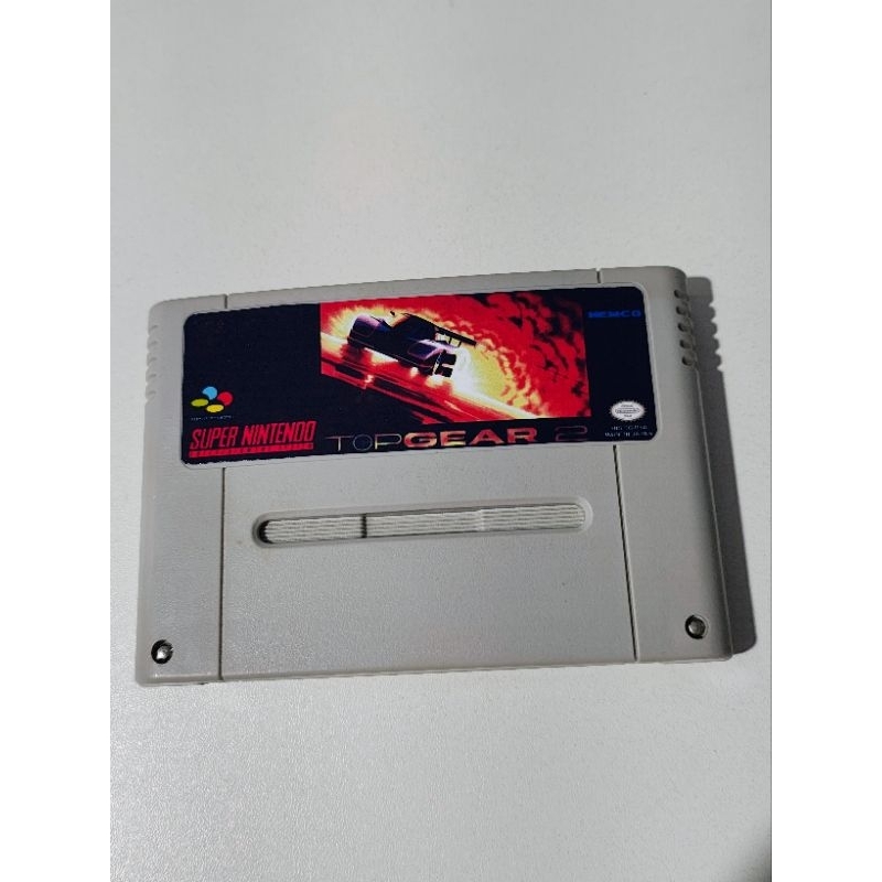 Cartucho original Reprogramado Super Famicon / Super Nintendo - Top Gear 2