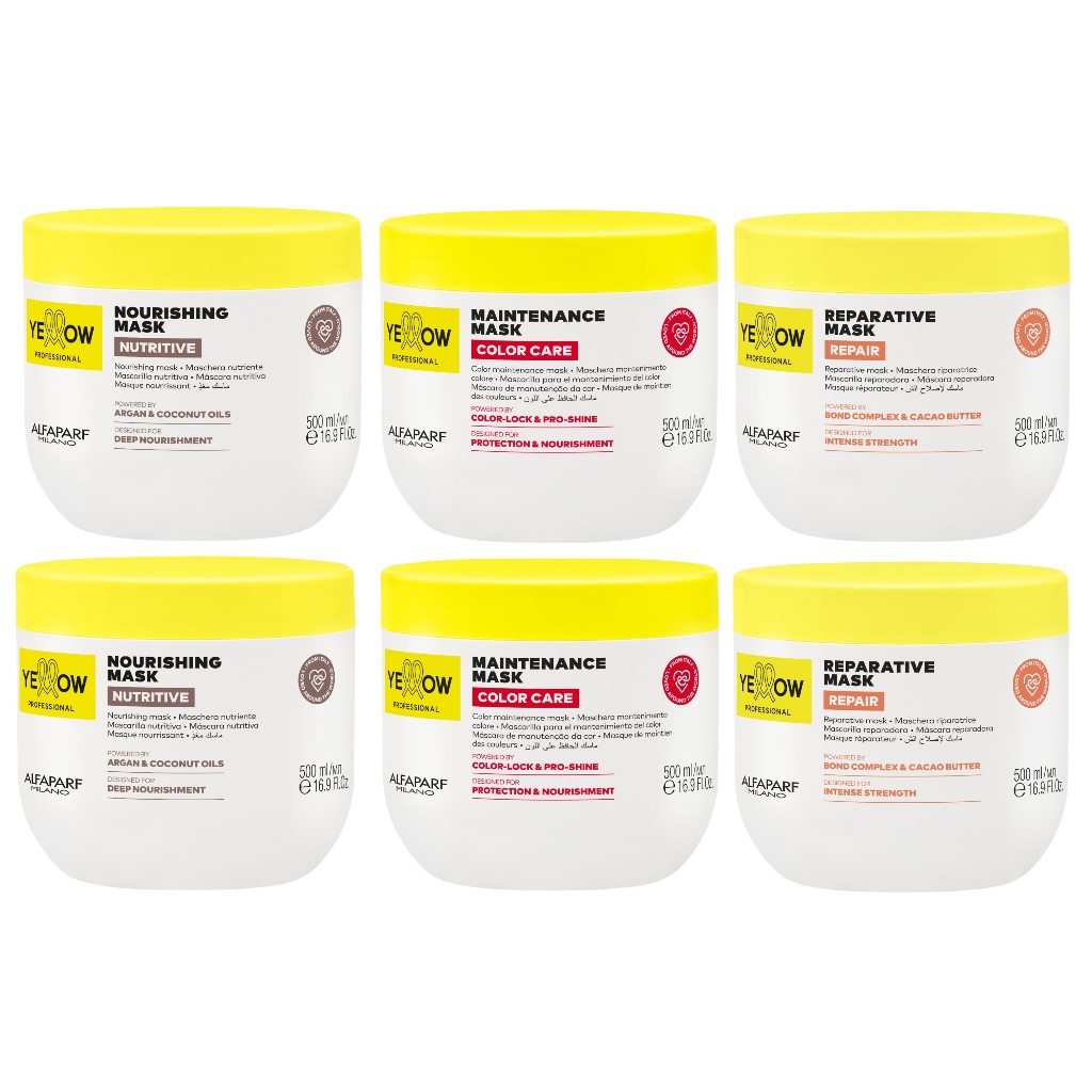 Kit Cronograma Capilar Yellow 6 Produtos 500ml