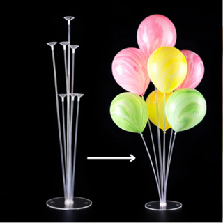 kit Suporte Balao 7 Haste Suporte Para Bexiga 70cm Enfeite De Festa 1,2 ou 3 kits OFF// em Oferta na Shopee