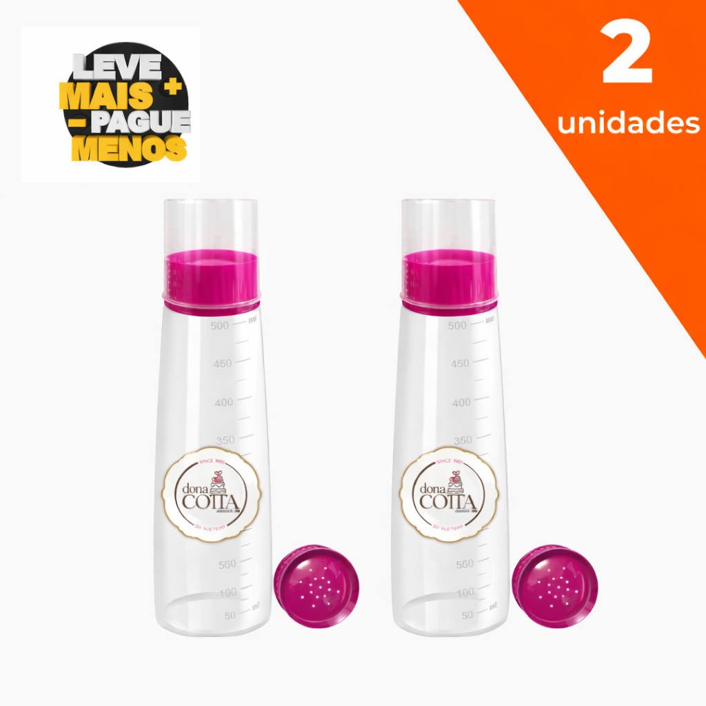 Regador Bisnaga para Umedecer Bolos Com Tampa Dosadora 500ml Confeitaria Bolo em Oferta na Shopee