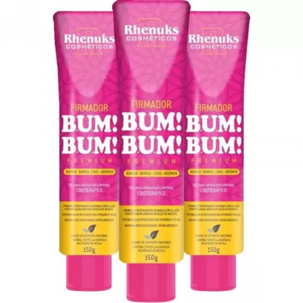 Kit 3 Gel Firmador De Bumbum 150g