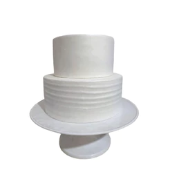 Bolo fake 2 andares Base para decorar bolo fake liso sem decoração.