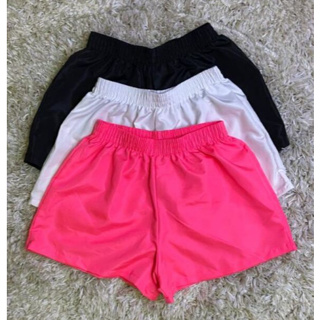 Kit 4 Short Tactel Shorts Feminino verao praia academia fitness shortinho - kit c/ 4 shorts em Oferta na Shopee