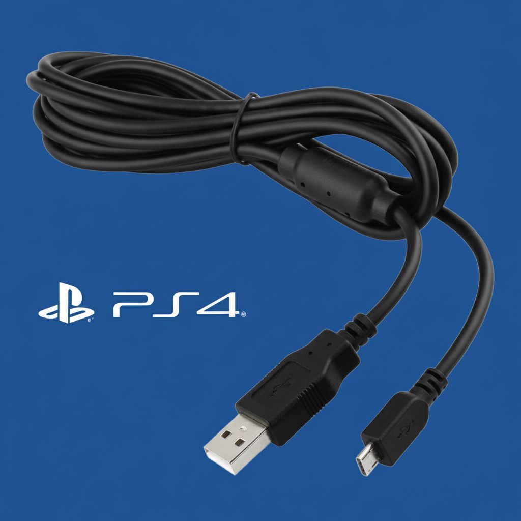Cabo Para Carregar Controle para Ps4 Sony Com Filtro Envio Imediato 1,5M em Oferta na Shopee