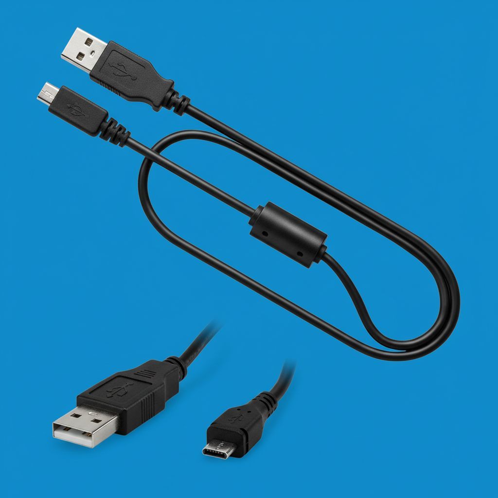 Cabo Usb v8 De Ps4 Playstation 4 Para Carregar Controle e celulars 1.5 Mts