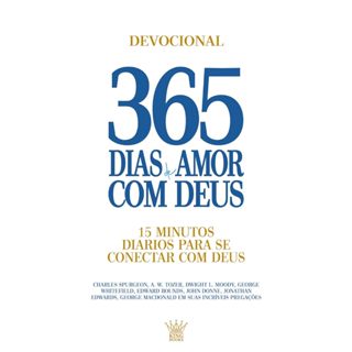 Livro Devocional 365 Dias de Amor com Deus | Estudo Cristão Para o Ano Todo! em Oferta na Shopee