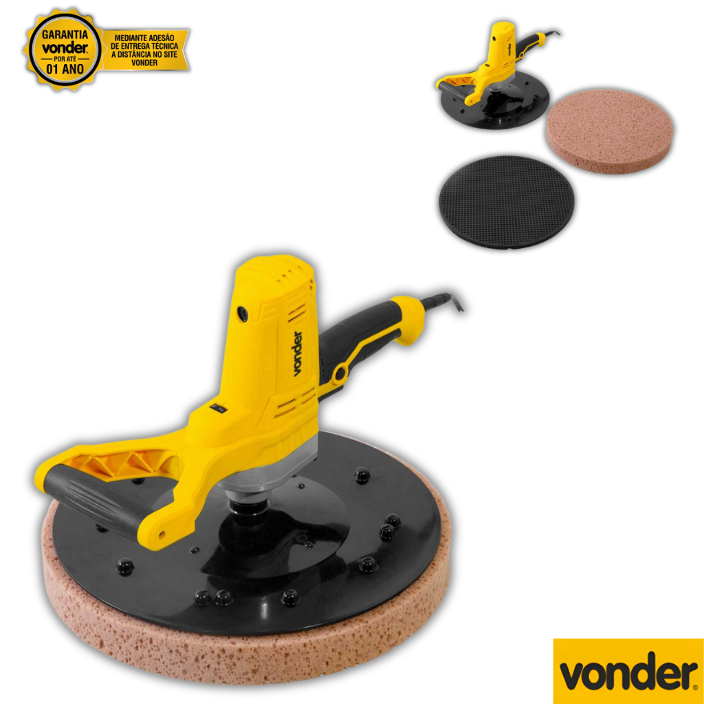Desempenadeira Elétrica Para Reboco Vonder DEV710 710W Profissional Acabamento