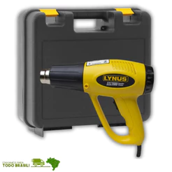 Soprador Térmico Ar Quente 2000W STL200 Lynus 2 Estágios Com Maleta Vonder